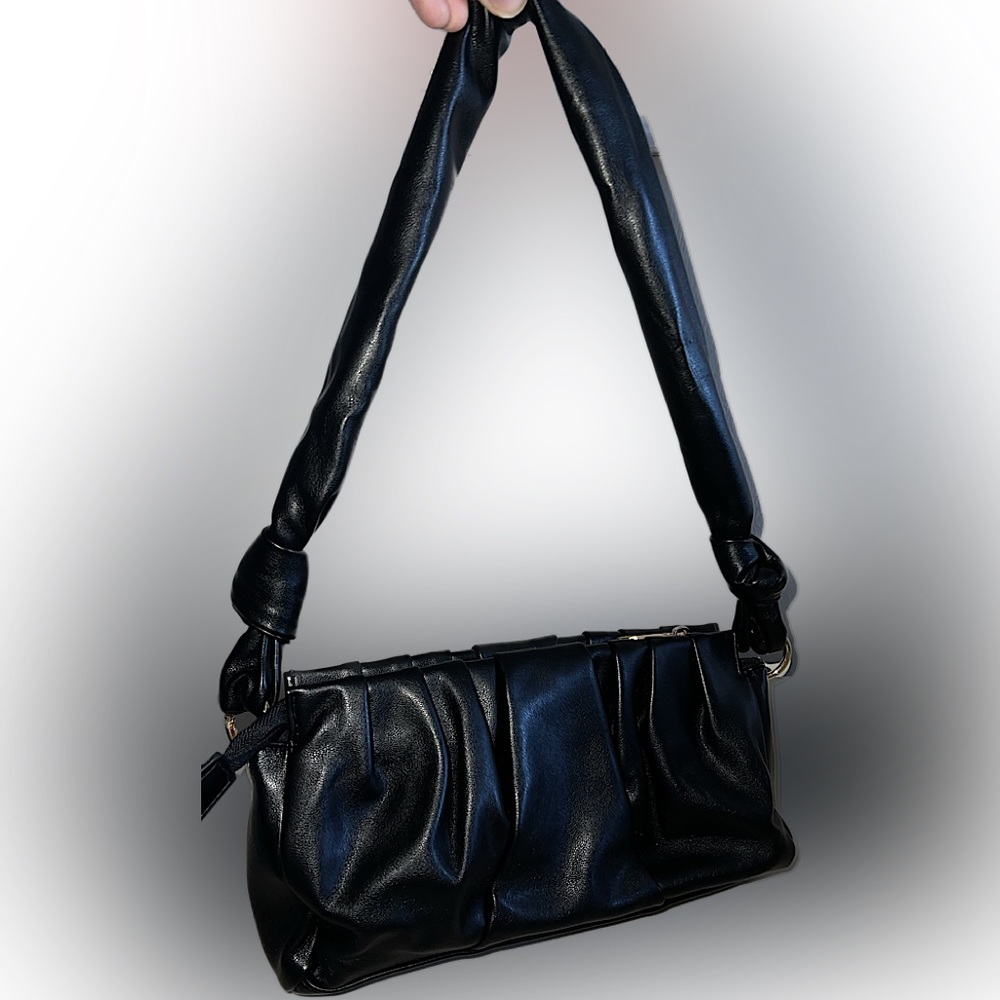 Vegan Leather Black Small Purse
